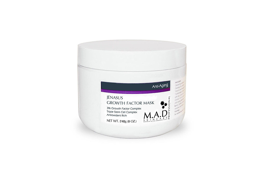 Jenasus-GF-mask.jpg ماسک ترمیم کننده و جوانساز با فاکتور رشد ام ای دی M.A.D - Image 1