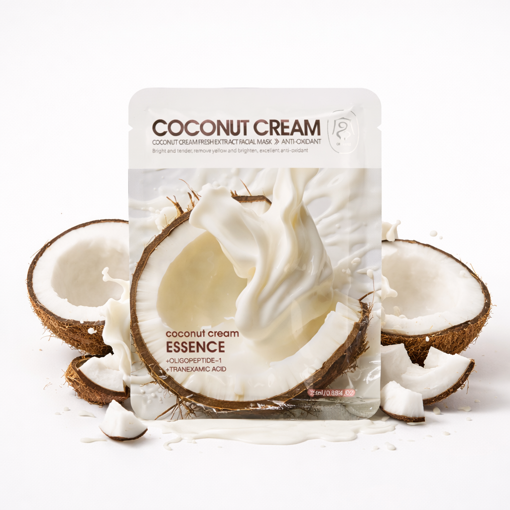 IMG_8488.png ماسک ورقهای کرهای گونگپی نارگیل (Gongpei Coconut Cream Mask) - Image 1